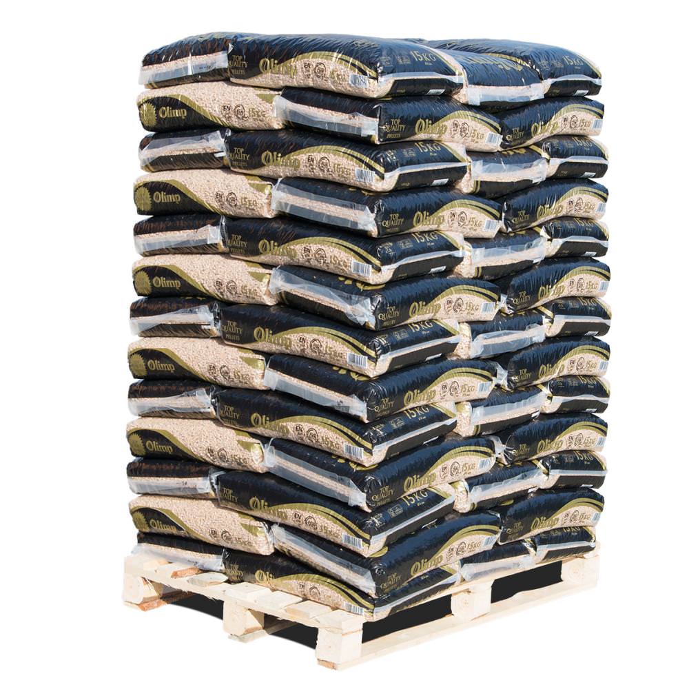 Olimp Holzpellets - 6mm - ENplus-A1 - 65 x 15kg